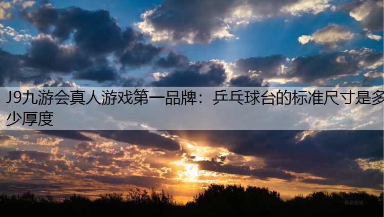 乒乓球台的标准尺寸是多少厚度